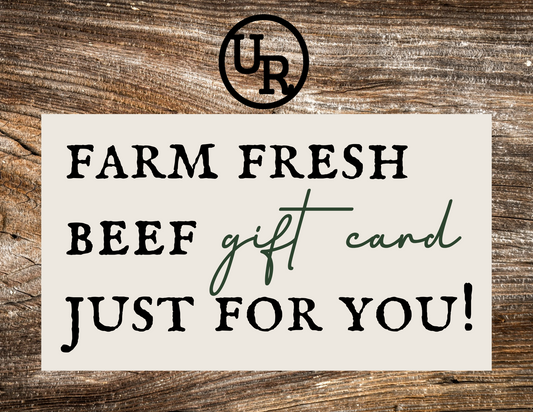 Unity Ridge Beef Gift Card